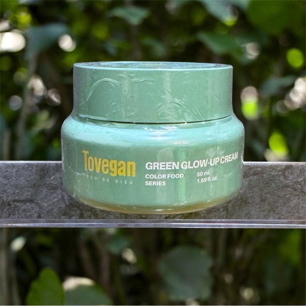 🍃TOVEGAN Color Food Series Green Glow Up Cream FS Sealed 1.69 OZ